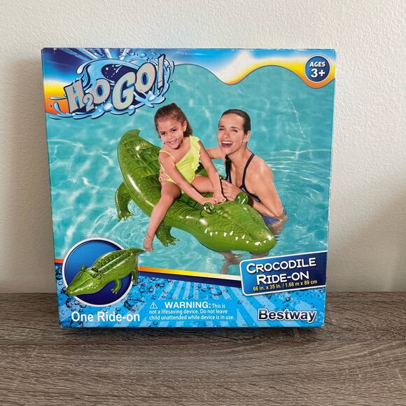 NIB H20 GO CROCODILE RIDE ON - Picture 2 of 2